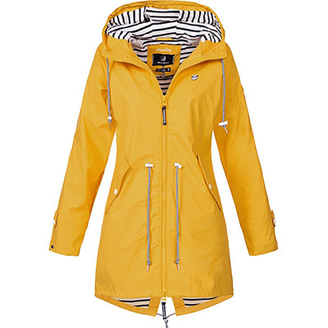 WW | Yellow Windproof & Stylish Rain Parka