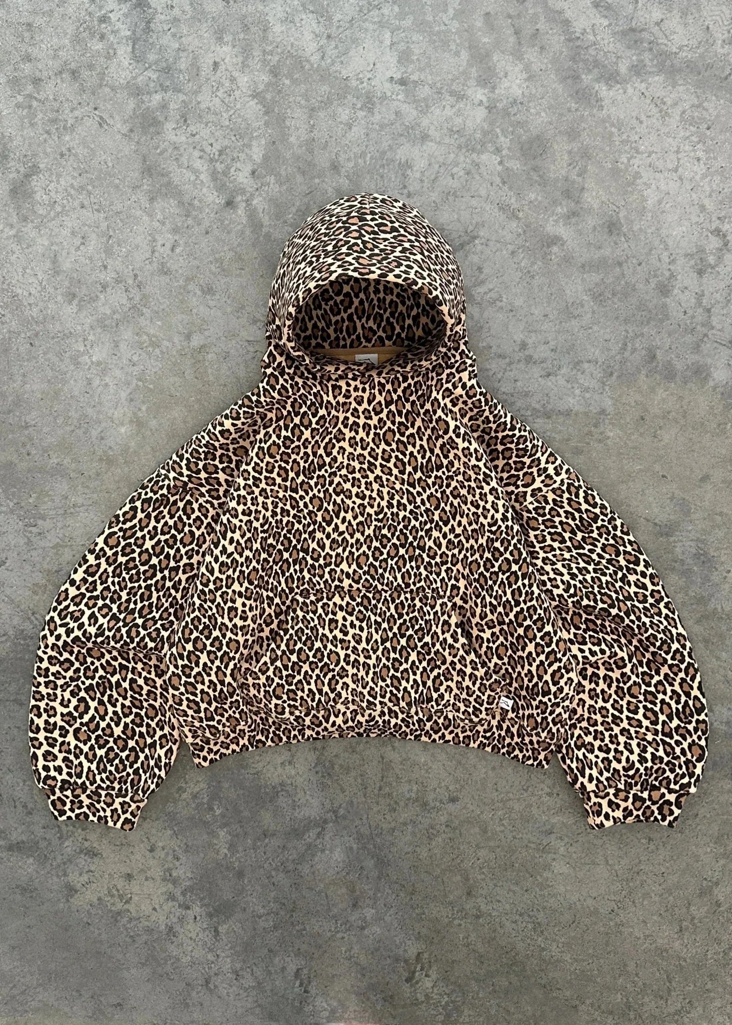 WW | Oversized & Cozy Leopard Poncho with Hood Statement Piece