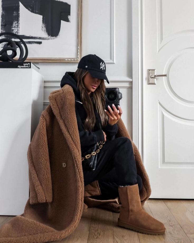 WW | Eleganter Wollmantel Lang Wärme und Trend