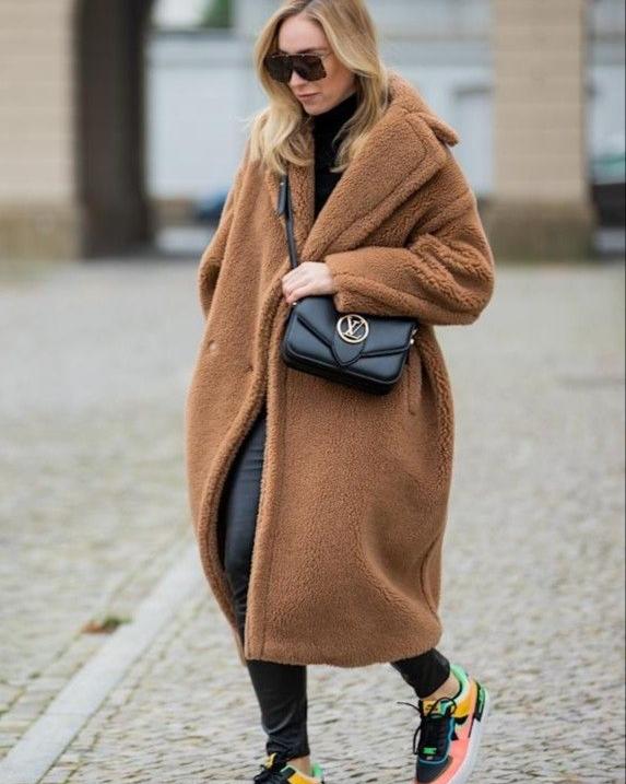 WW | Eleganter Wollmantel Lang Wärme und Trend
