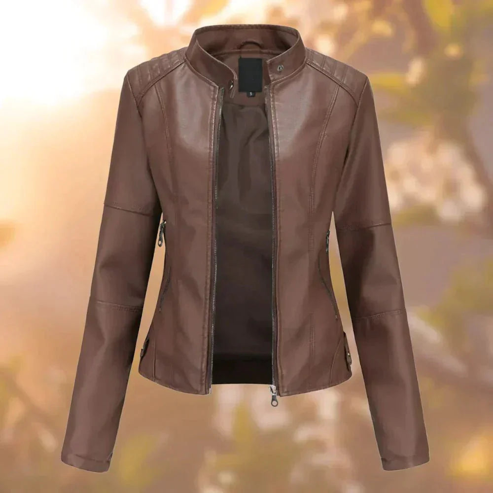 WW | Modern and Timeless Black Faux Leather Motorcycle Jacket