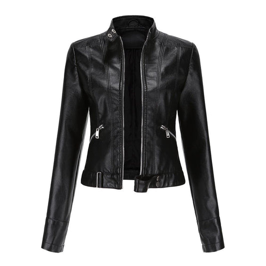 WW | Blouson aus Lederimitat Schwarz Rock und zeitlos
