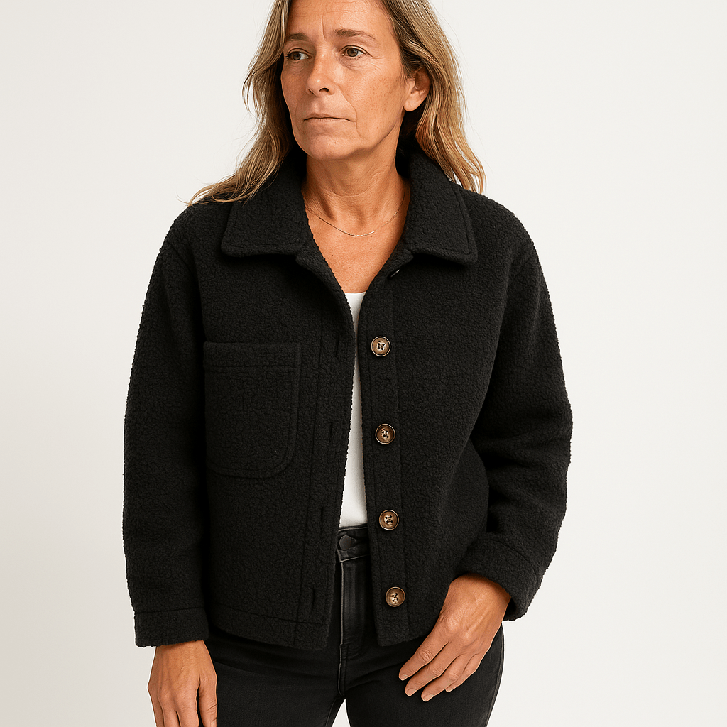 WW | Short Bouclé Jacket Mustard Yellow Softness & Autumn Style