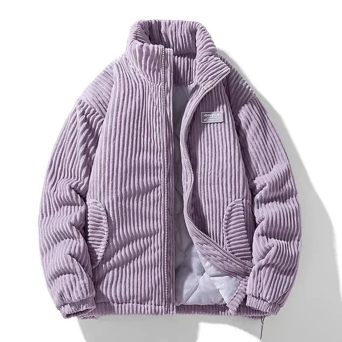 WW | Quilted Jacket Velour Lilac Soft & Trendy
