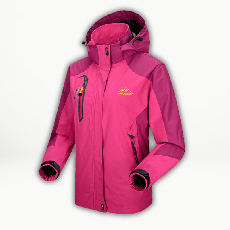 WW | Waterproof hiking jacket in Warm Rose and durable