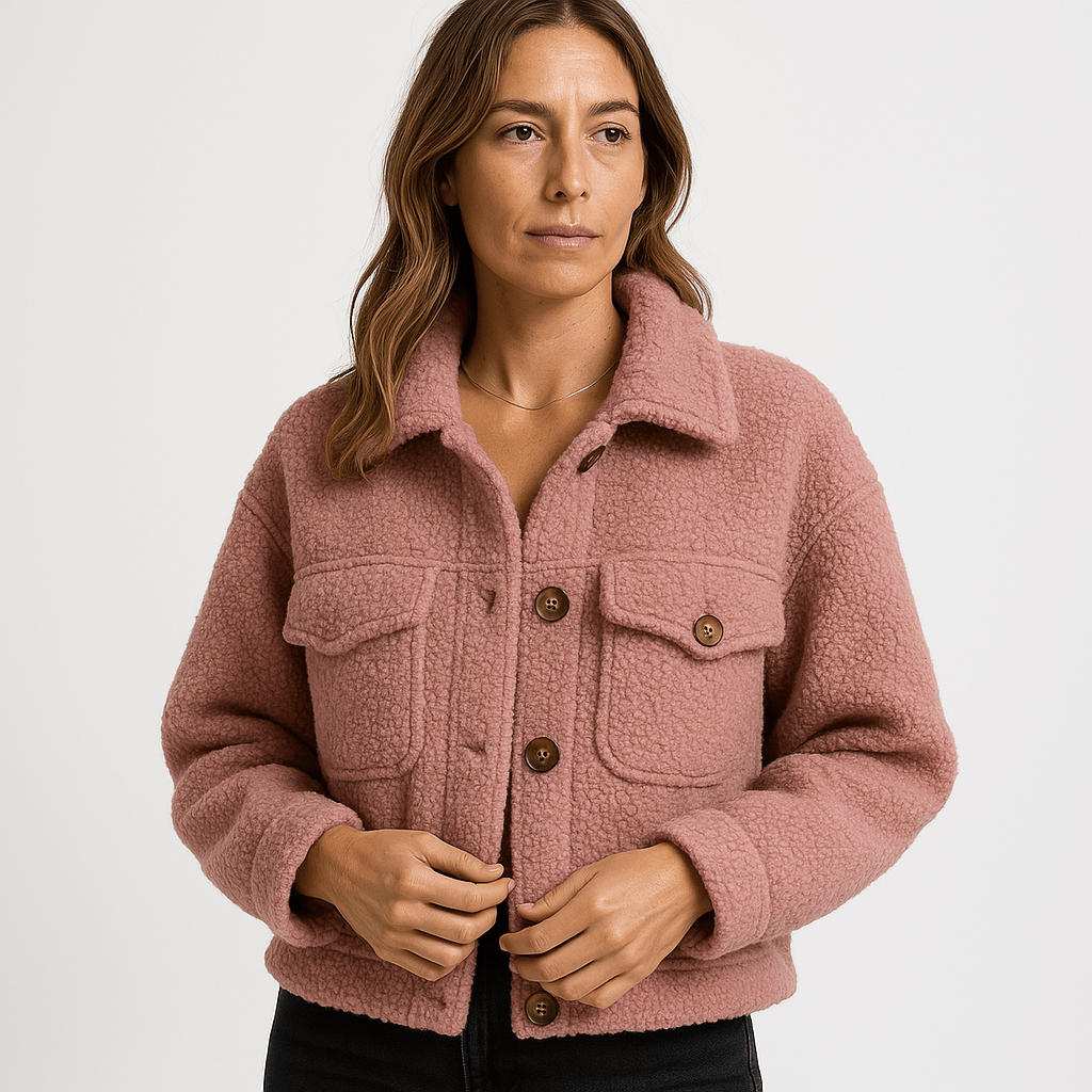 WW | Short Bouclé Jacket Mustard Yellow Softness & Autumn Style