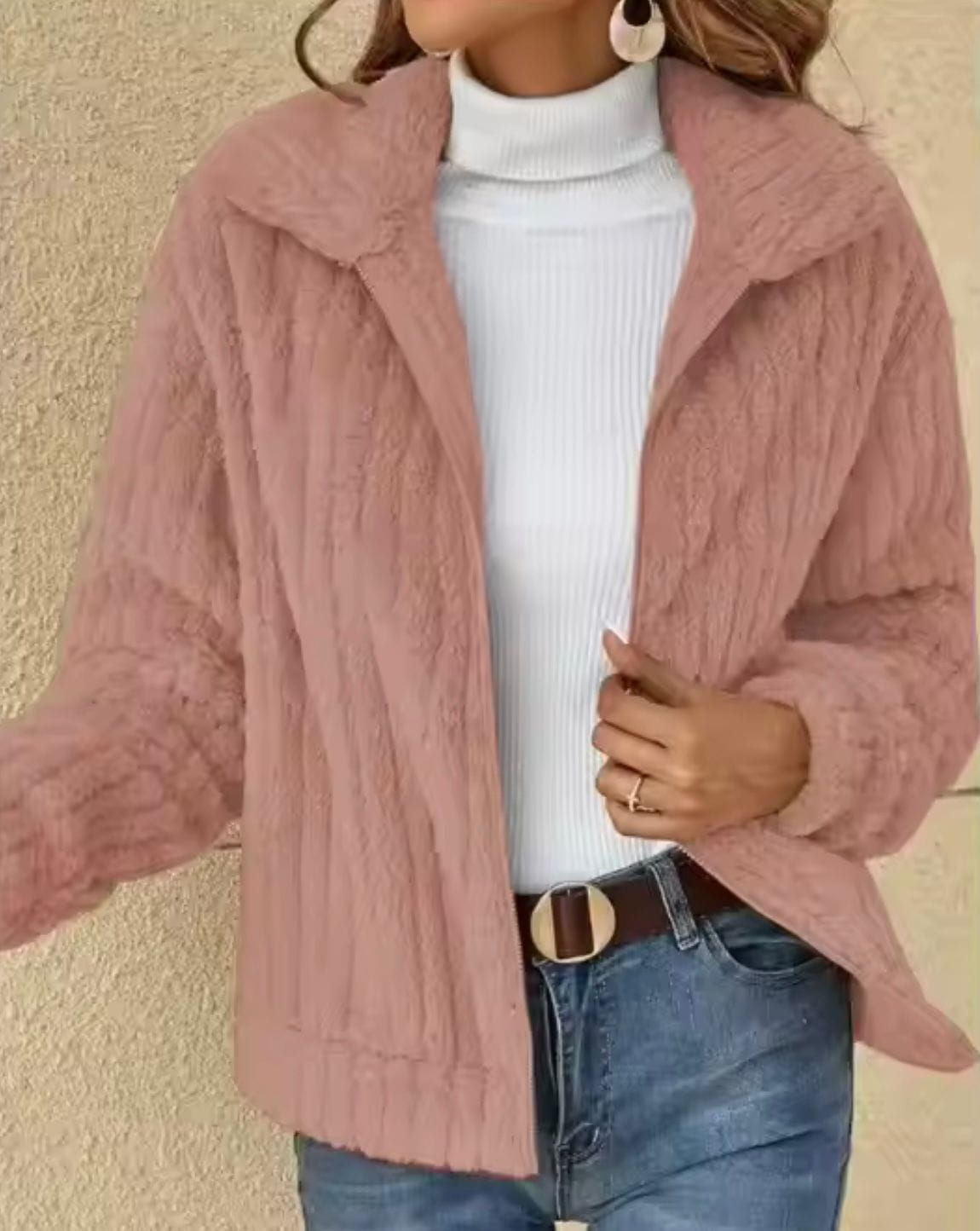 WW | Faux Fur Jacket Warm & Elegant Winter Comfortable