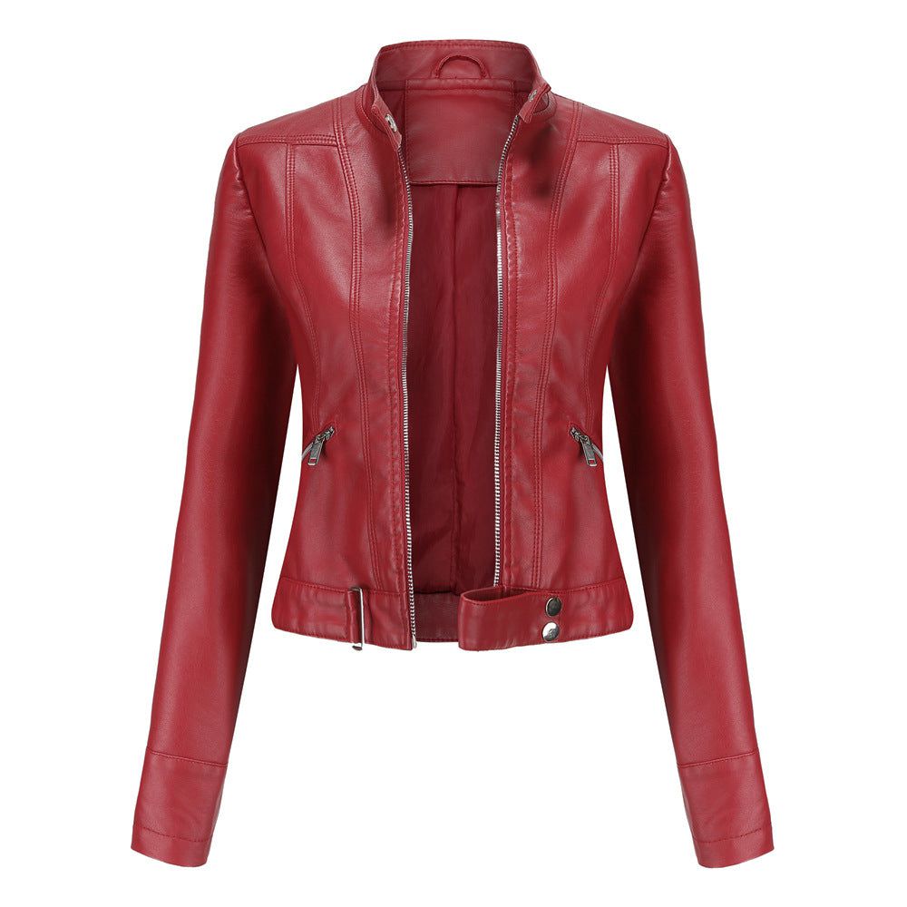WW | Faux Leather Blouson Black Edgy and Timeless