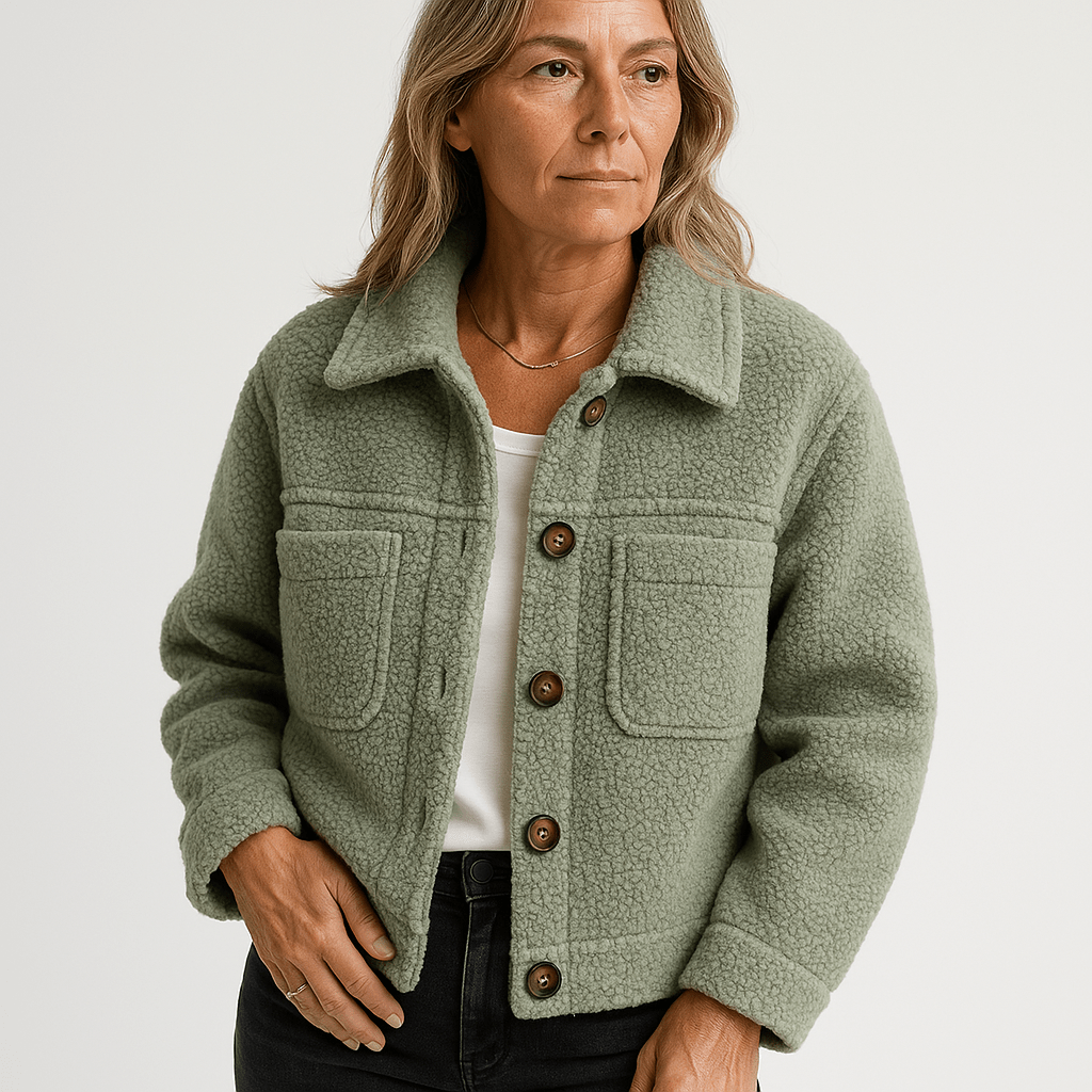 WW | Short Bouclé Jacket Mustard Yellow Softness & Autumn Style