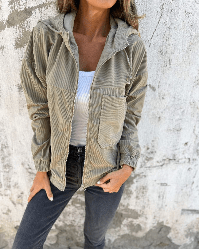 WW | Leichte Kapuzenjacke Lässiger Stil Vielseitig und Bequem