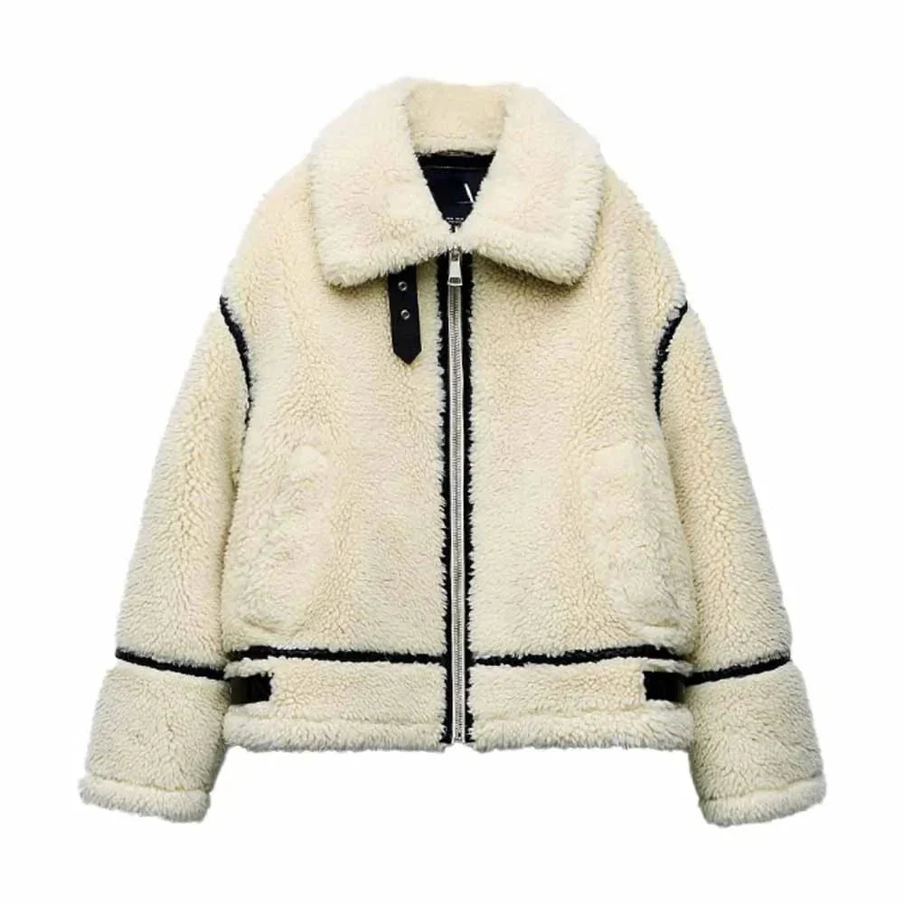 WW | Aviator Jacket Shearling-Effect Warmth and Retro Style