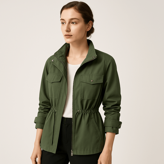 WW | Leichte Windjacke mit verstellbarem Schnitt ideal für die Übergangszeit