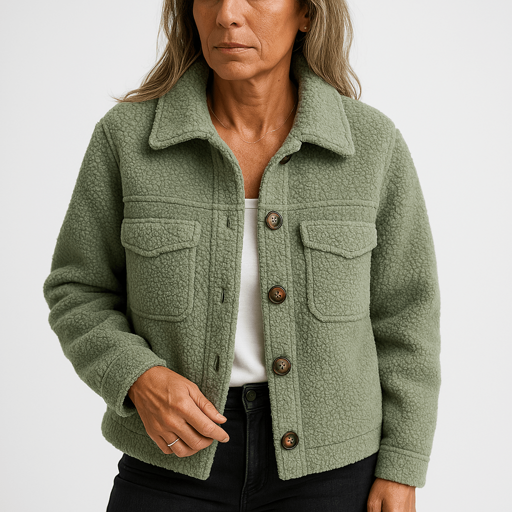 WW | Short Bouclé Jacket Mustard Yellow Softness & Autumn Style