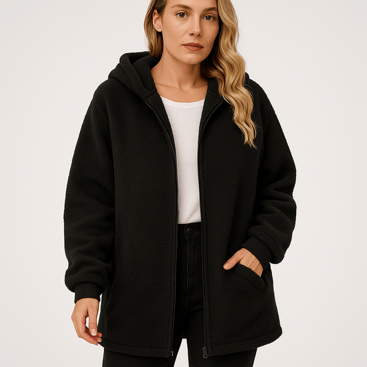 WW | Weiche & Zipfel Kapuzenjacke in Khaki, perfekt für den Winter