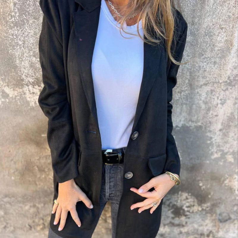 WW | Long Suede Blazer Elegance & Comfort Timeless Style
