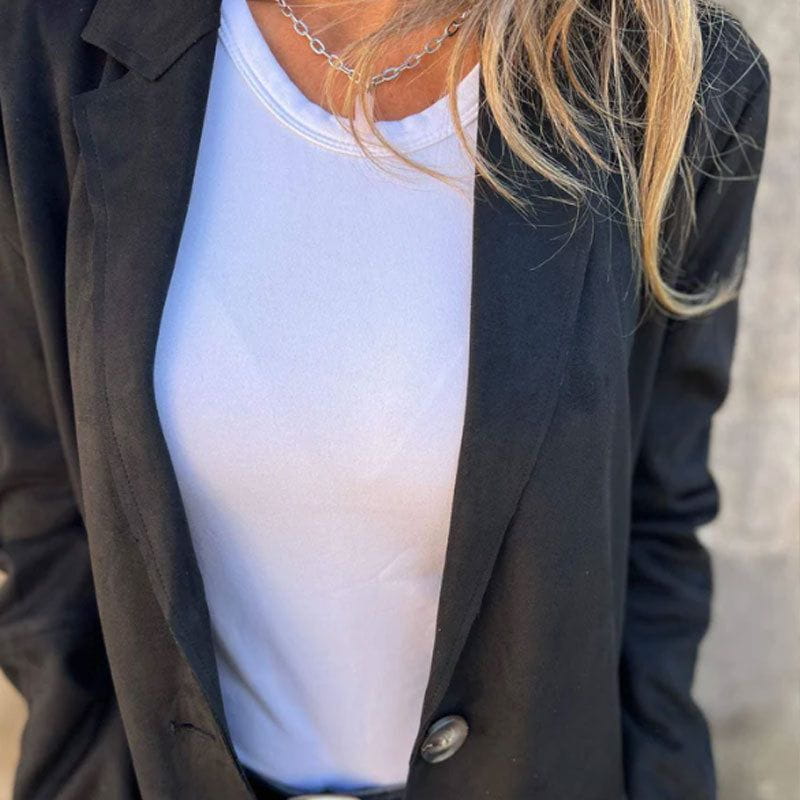 WW | Long Suede Blazer Elegance & Comfort Timeless Style