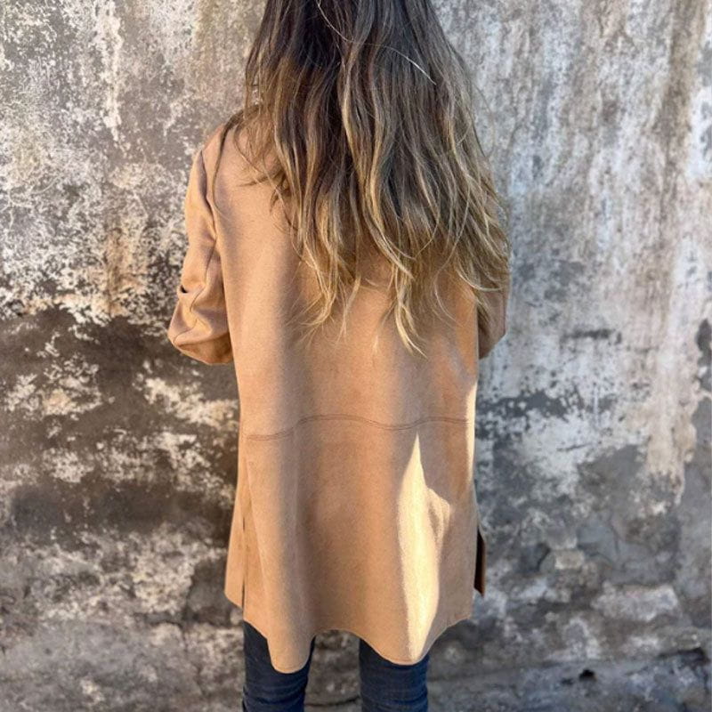 WW | Blazer Lang aus Wildleder Eleganz & Komfort Zeitloser Stil