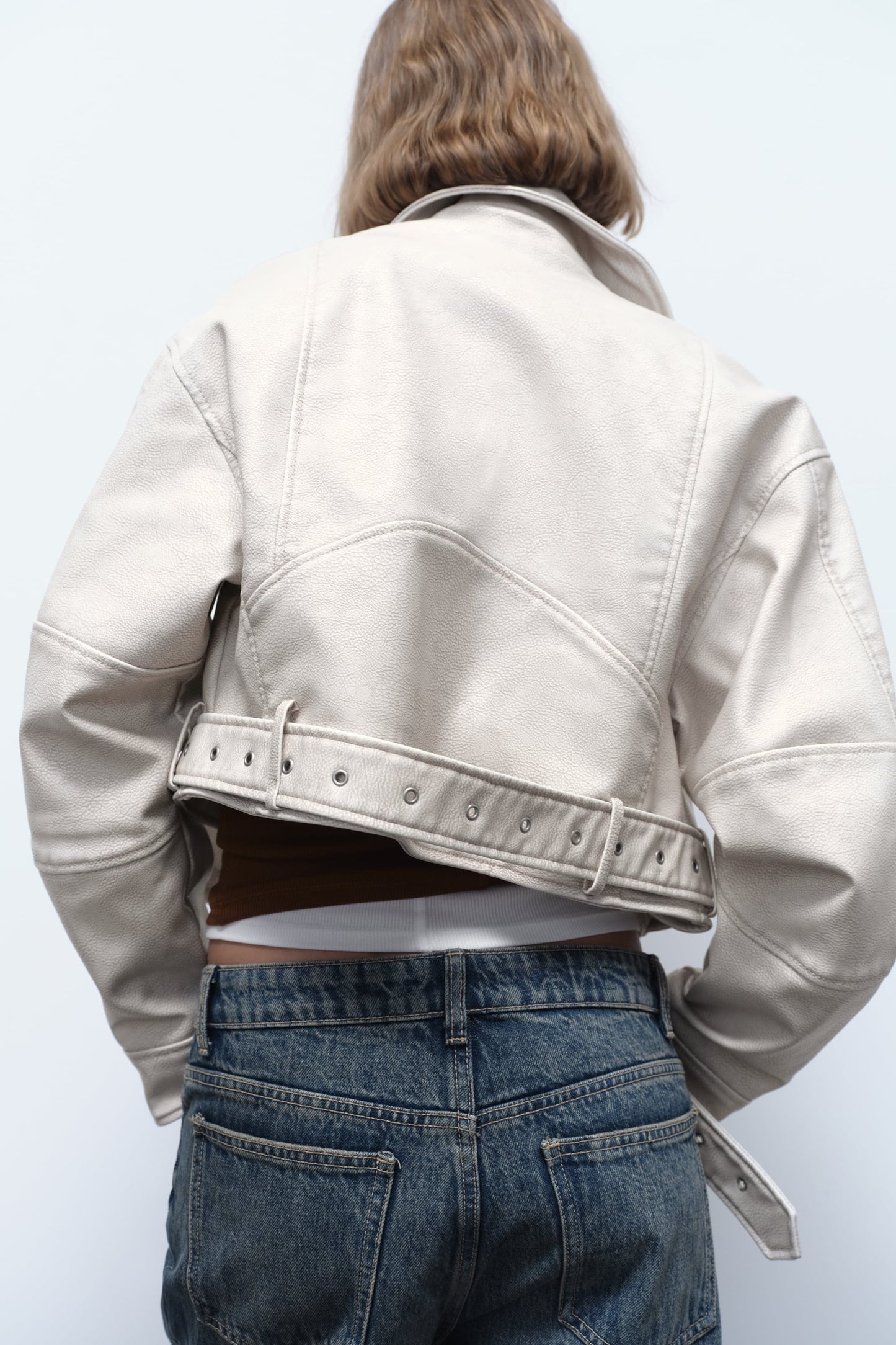 WW | Kurzjacke aus Kunstleder im modernen und trendigen Oversize-Schnitt