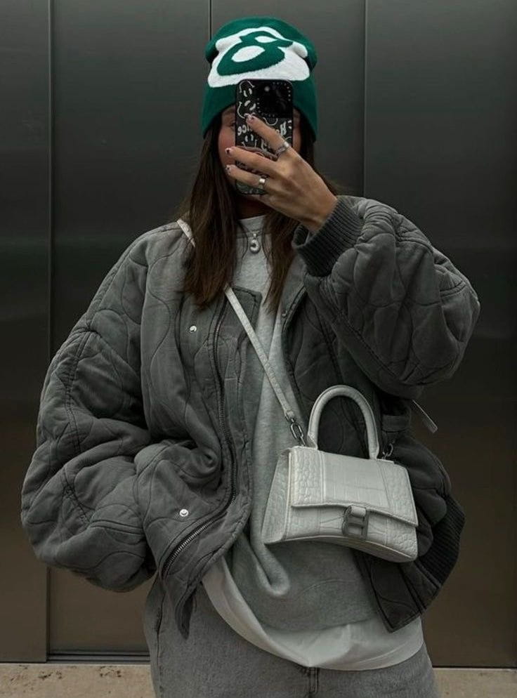 WW | Oversized Quilted Jacket Comfortable Trendy and Urban