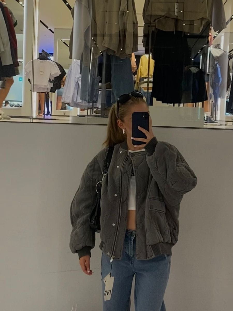 WW | Oversized Quilted Jacket Comfortable Trendy and Urban