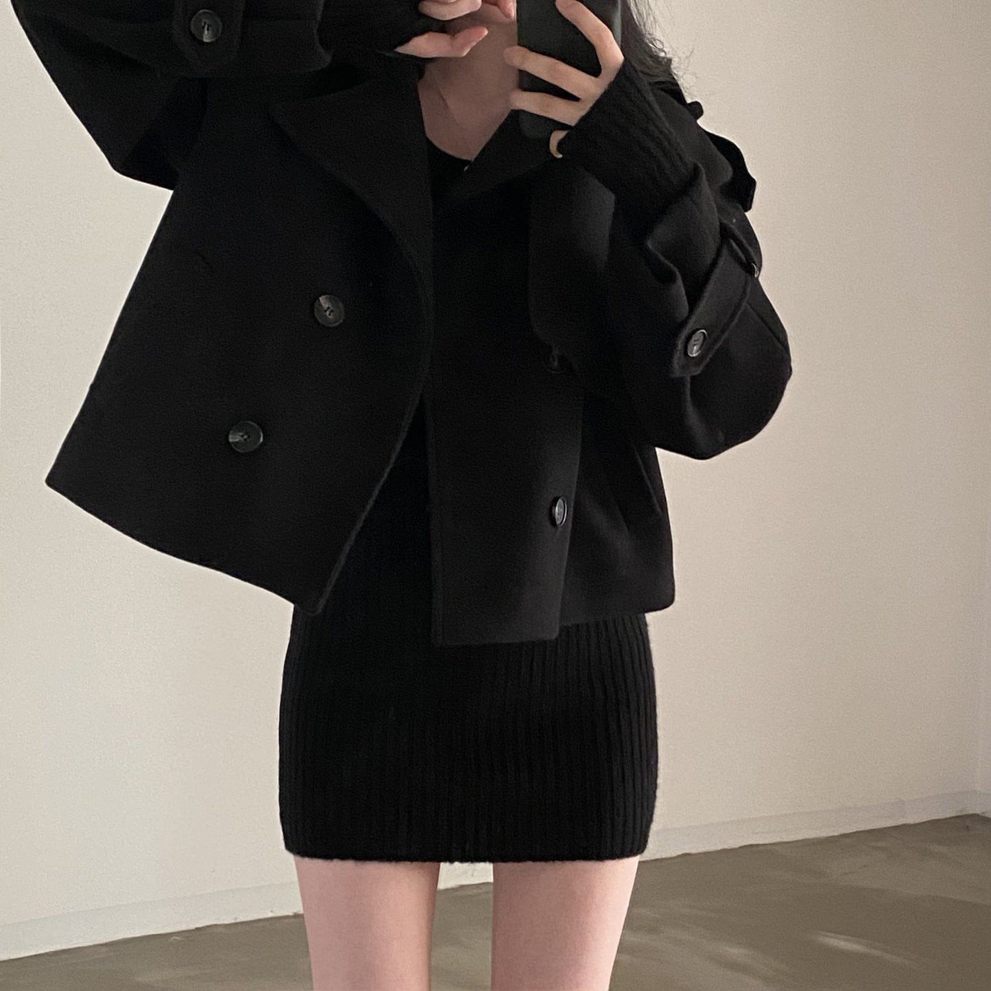 WW | Chic & zeitloser Wolle Caban Court Eleganz im Herbst