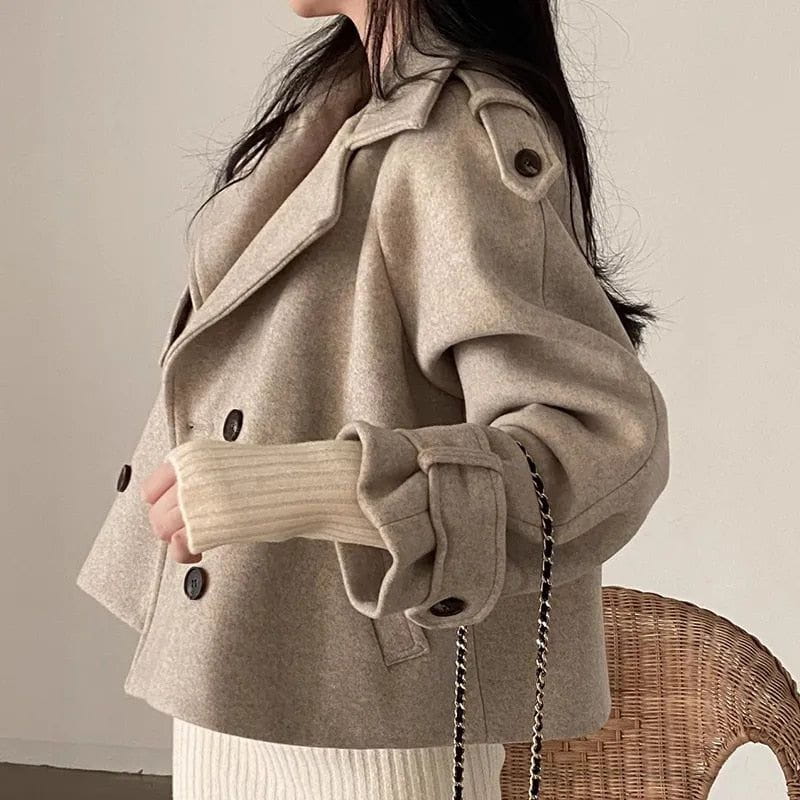 WW | Chic & zeitloser Wolle Caban Court Eleganz im Herbst