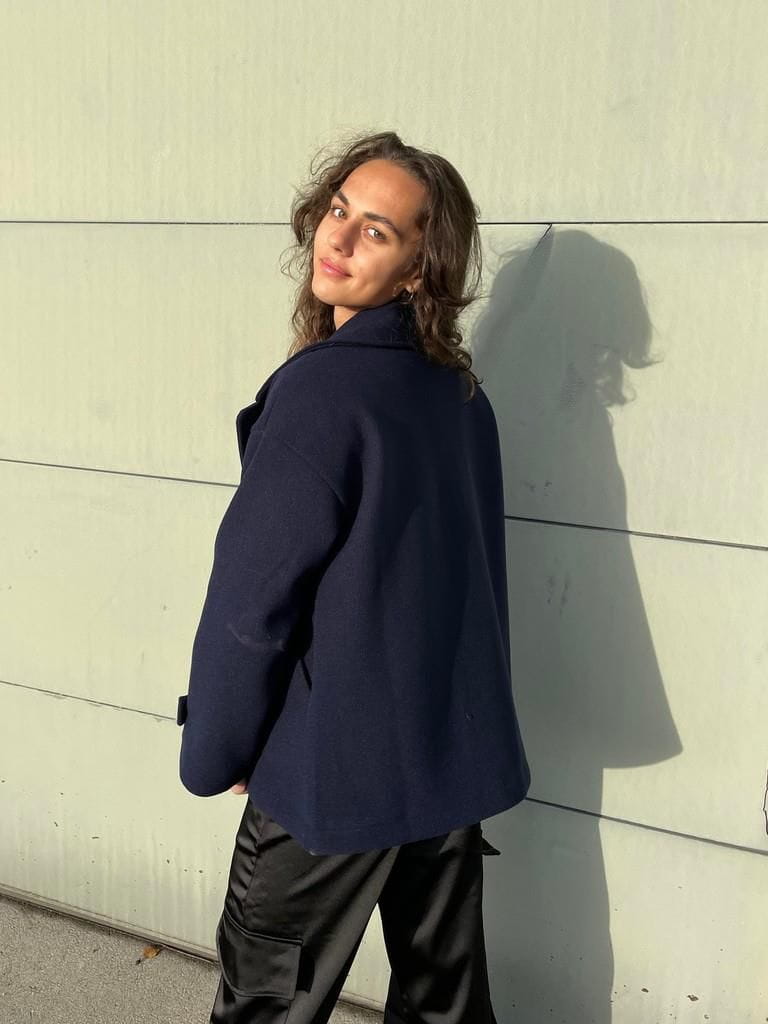 WW | Classic Elegance Wool Pea Coat Warmth and Style