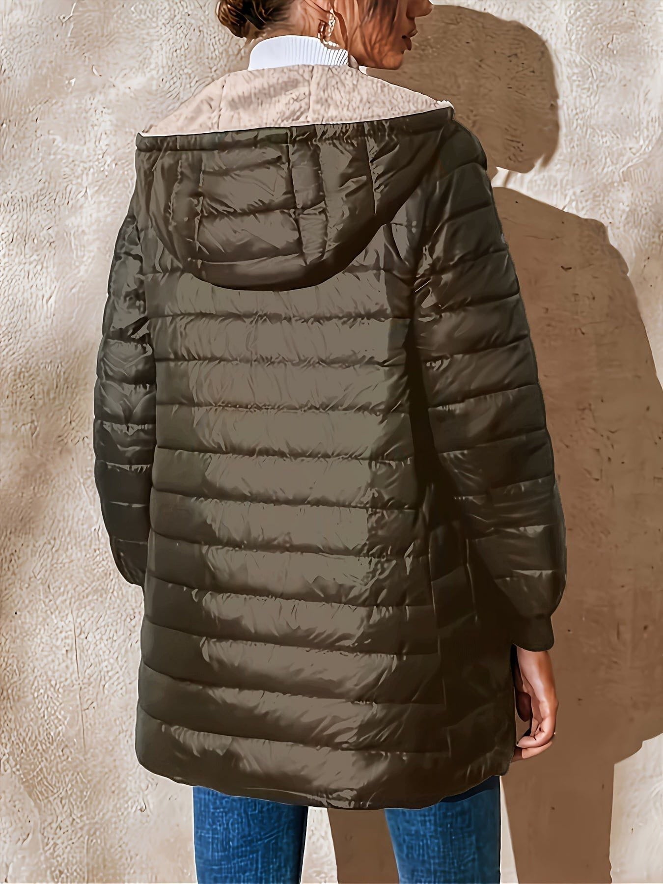 WW | Leichte Daunenjacke mit Kapuze, bequem, warm und elegant