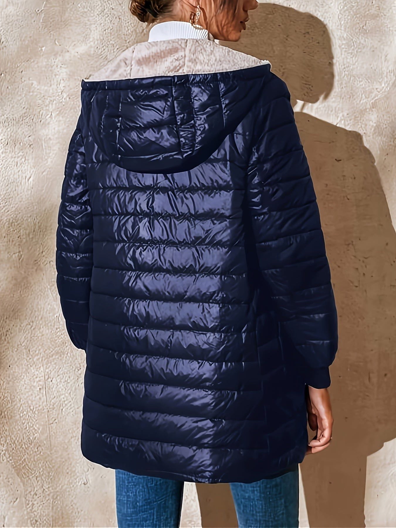 WW | Leichte Daunenjacke mit Kapuze, bequem, warm und elegant