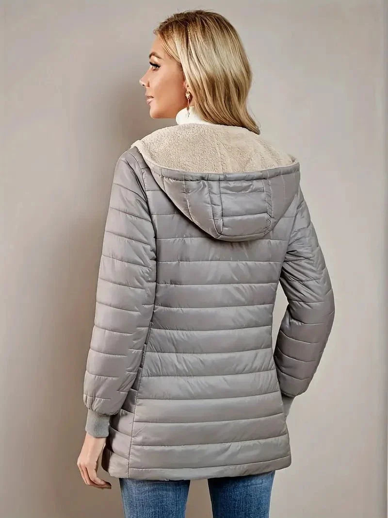 WW | Leichte Daunenjacke mit Kapuze, bequem, warm und elegant