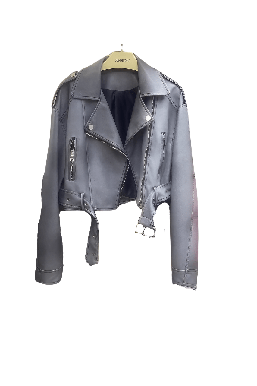 WW | Kurzjacke aus Kunstleder im modernen und trendigen Oversize-Schnitt