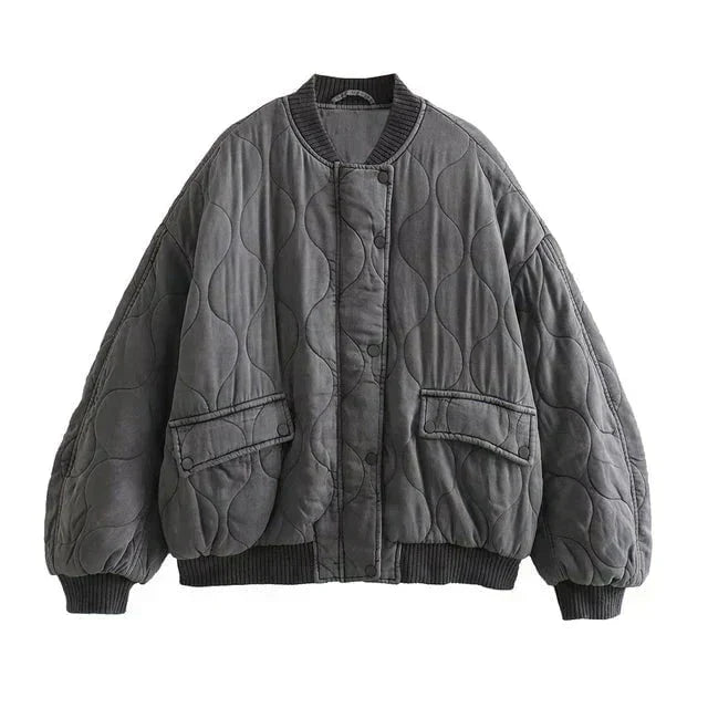 WW | Oversized Quilted Jacket Comfortable Trendy and Urban
