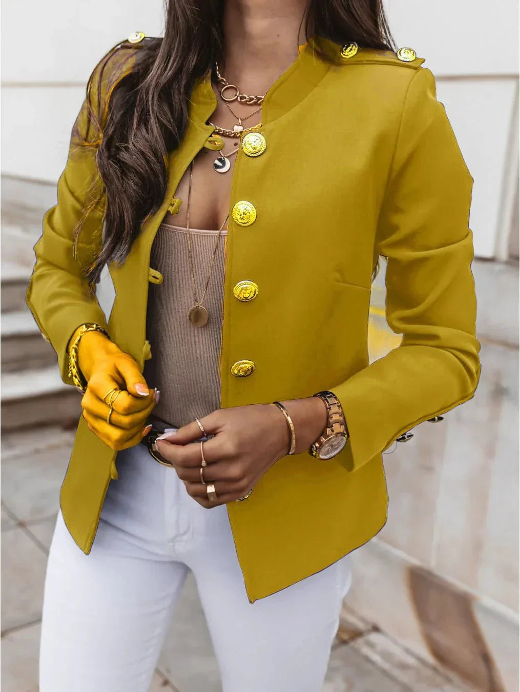 WW | Blazer Militärisch Chic Elegant Strukturiert und Trendy