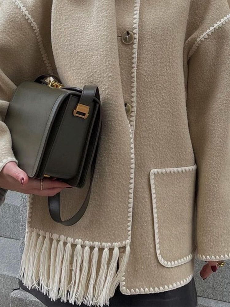 WW | Plus Size Cape Coat Chic Elegant and Trendy