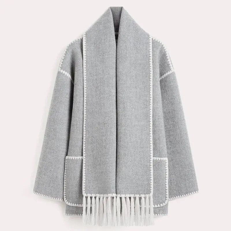 WW | Plus Size Cape Coat Chic Elegant and Trendy