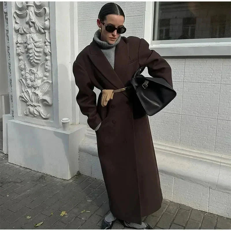 WW | Elegant Long Coat Chic and Timeless