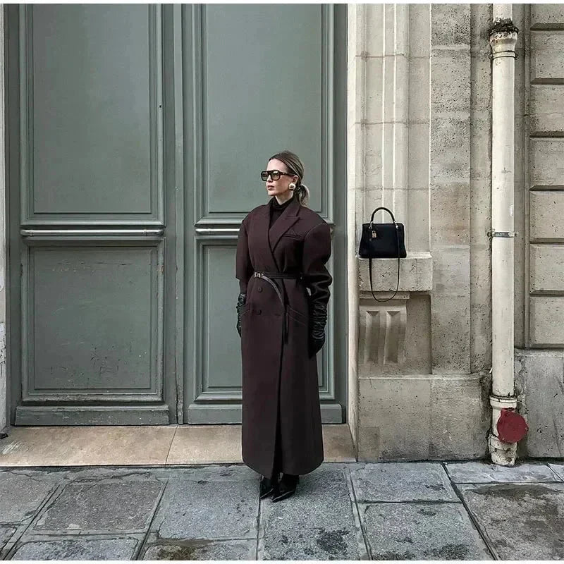 WW | Elegant Long Coat Chic and Timeless