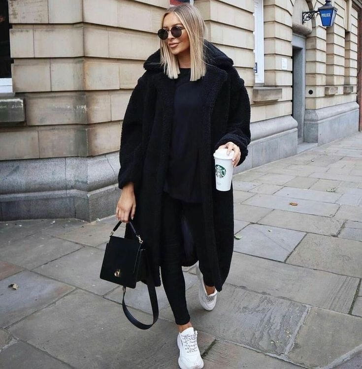 WW | Women's Winter Coat with Sheepskin Effect & Elegant Warmth