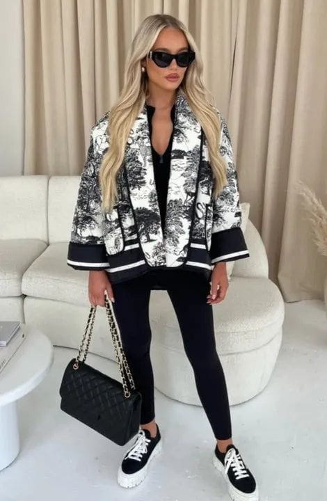 WW | Blouson Oversize mit Druck Schicker & Moderner Urbaner Trendlook