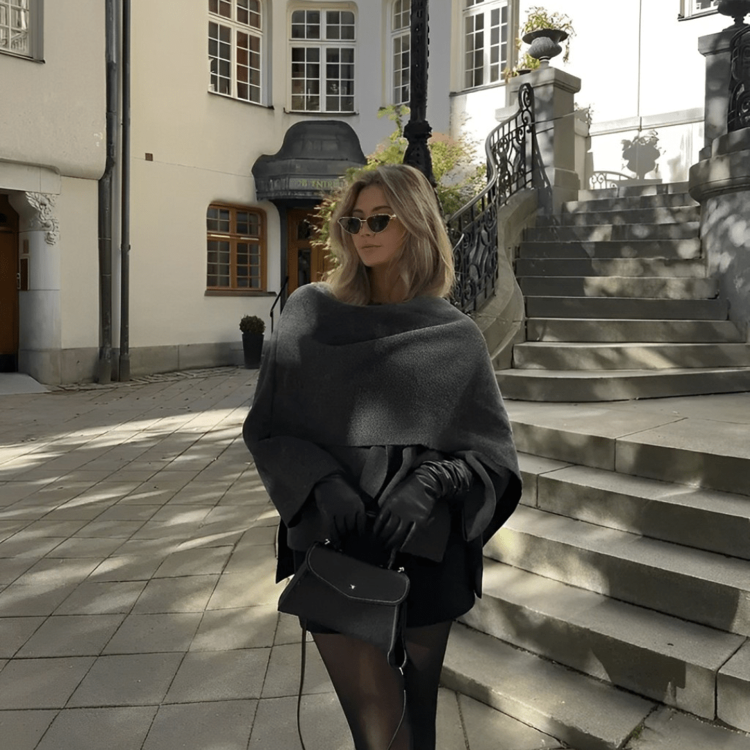 WW | Women's Poncho Elegance & Comfort Soft and Warm Material