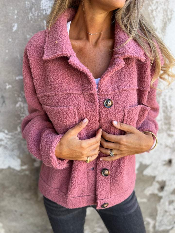 WW | Women's Jacket Sheepskin Look & Softness Warmth and Casual Style