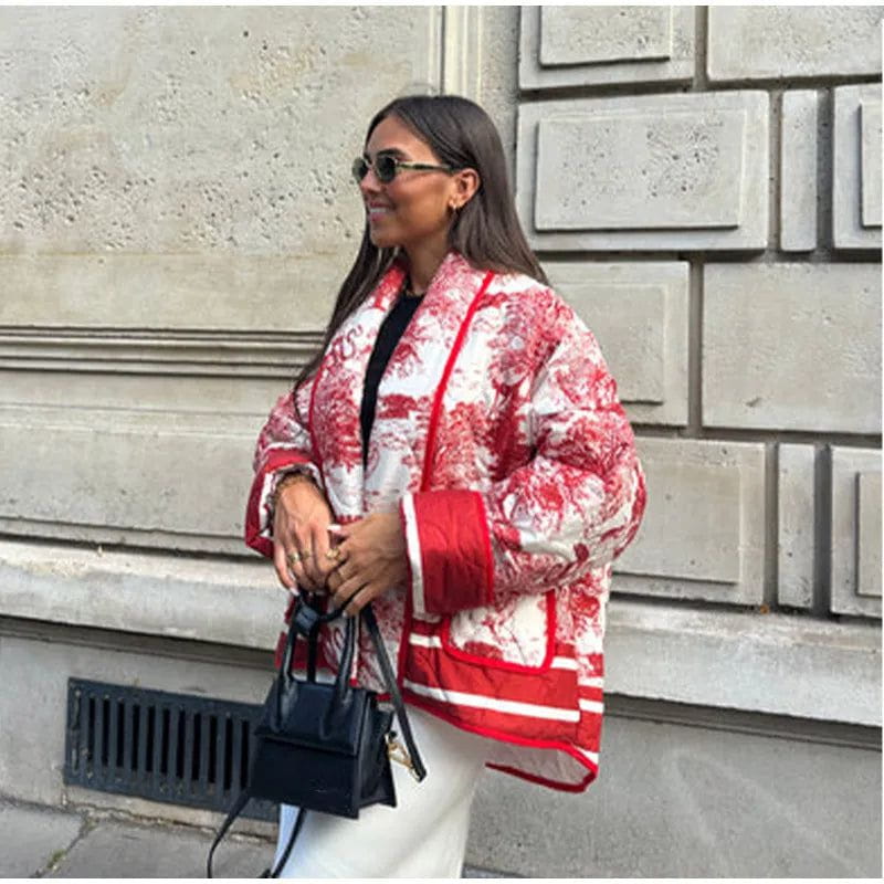 WW | Oversized Blouson with Print Chic & Modern Urban Trend Look