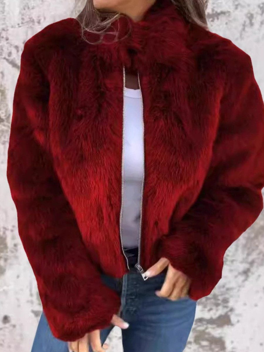 WW | Soft and elegant luxury faux fur vest
