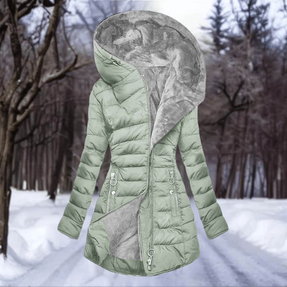 WW | Quilted coat with warm fleece lining elegant comfortable winter