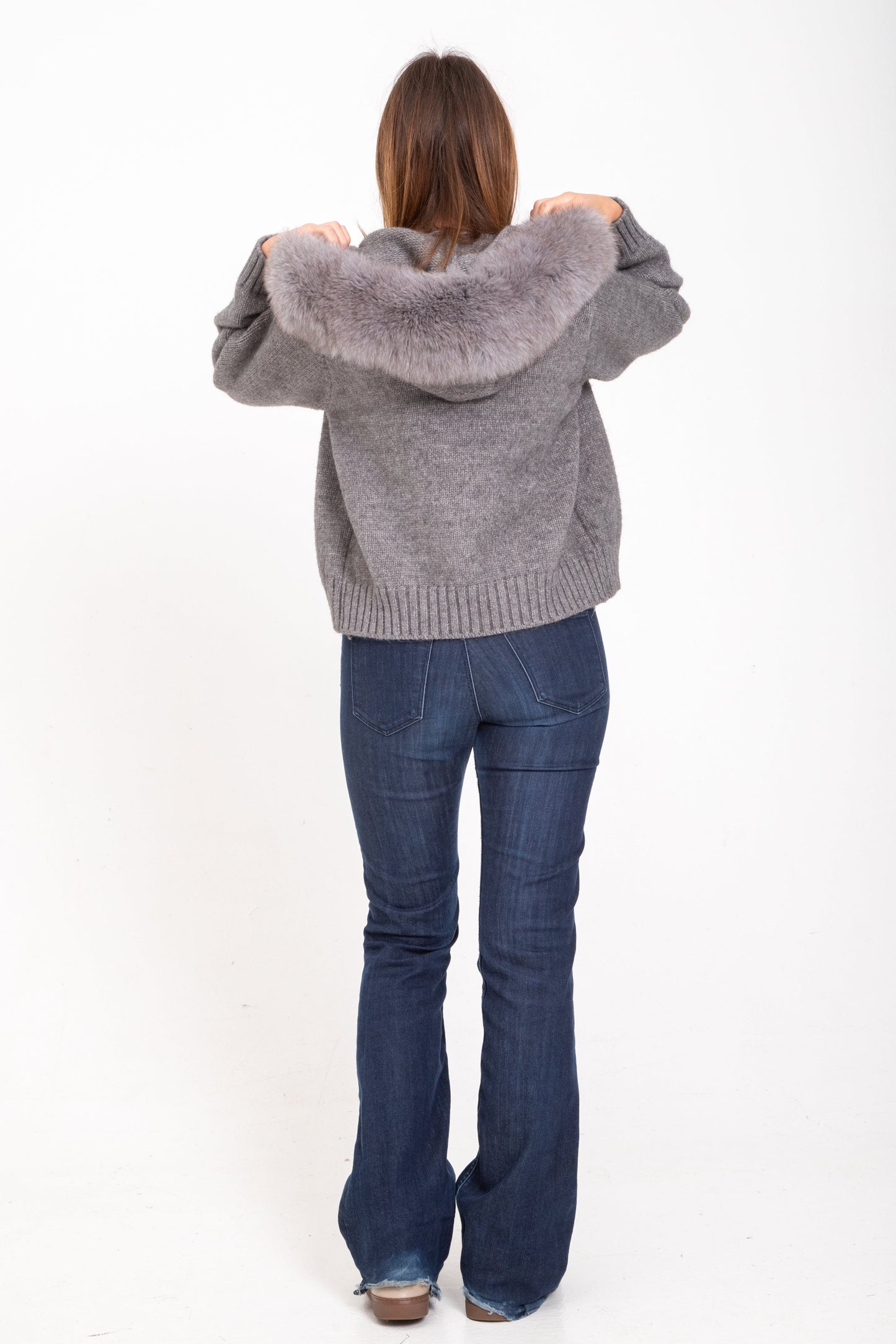 WW | Faux Fur Hooded Jacket Elegance Warmth and Comfort