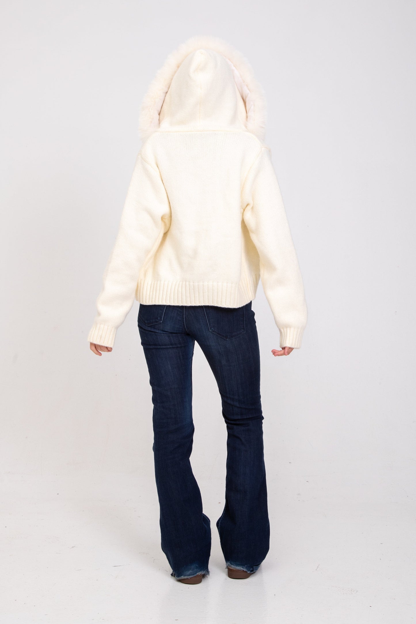WW | Faux Fur Hooded Jacket Elegance Warmth and Comfort