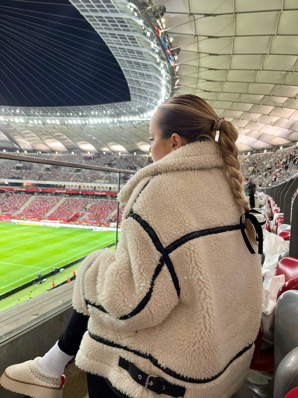 WW | Ladies' Jacket Warm and Trendy Sheepskin Double Layer