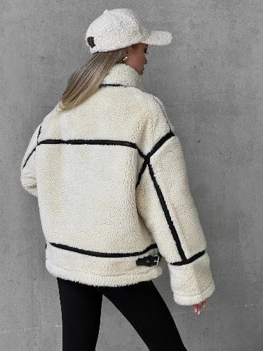 WW | Ladies' Jacket Warm and Trendy Sheepskin Double Layer
