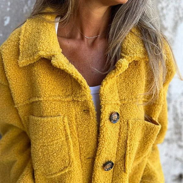 WW | Oversized Jacket Sheep Wool Effect Soft & Comfortable Casual Style