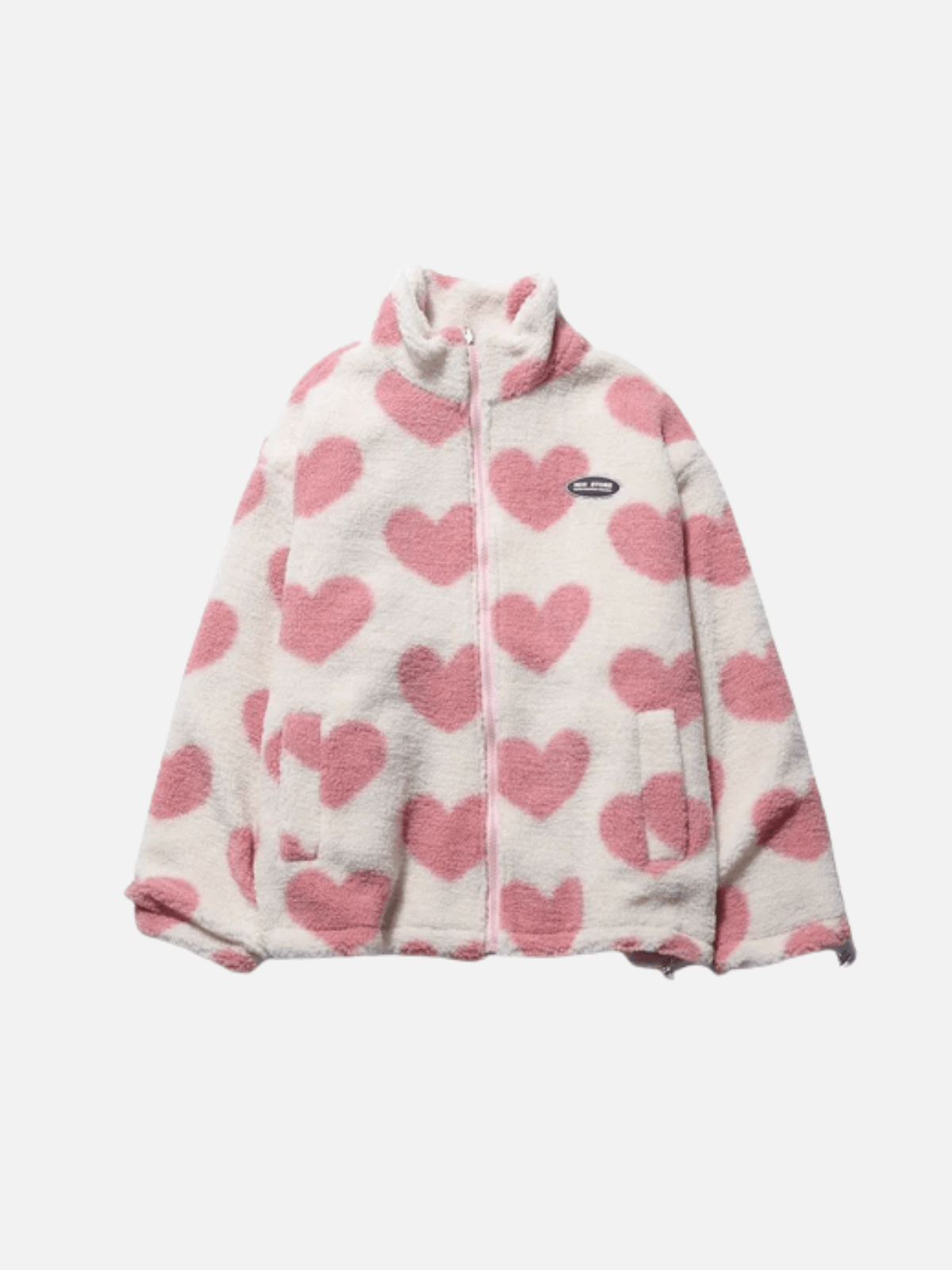 WW | Reversible Fleece Jacket Heart lining Warmth and Softness